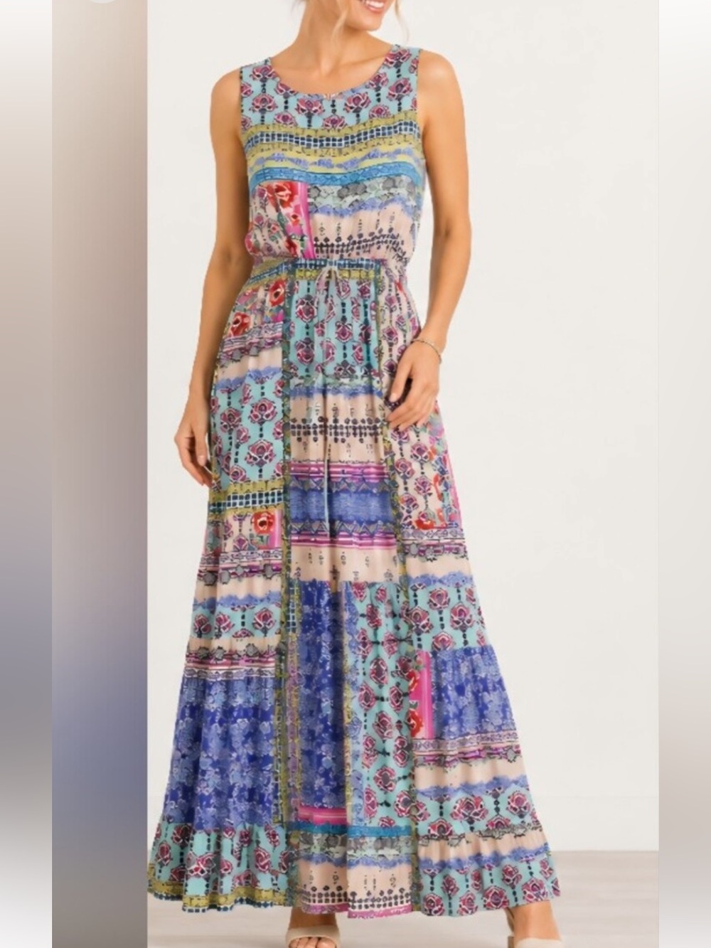 Johnny Was boho maxi dress